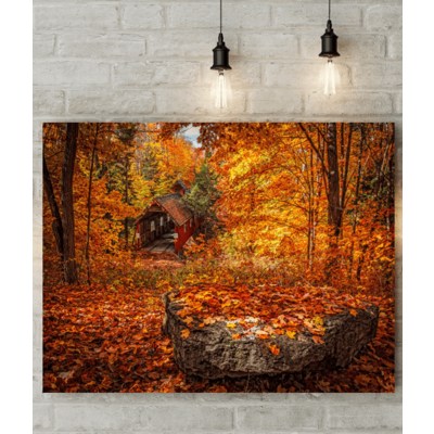 Autumn Trees Canvas Picture