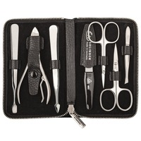 Image of Becker of Germany 7 Piece Manicure Set With Leather Case