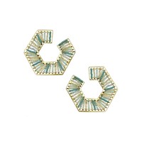 Image of Prisma Earrings - Gold & Blue
