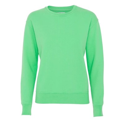 Classic Crew Organic Cotton Sweatshirt - Spring Green