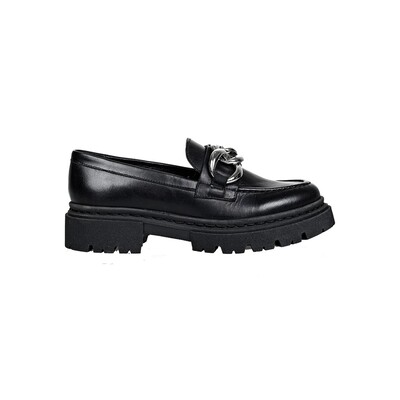 Uklava Leather Loafers - Black