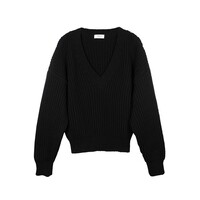 Image of Lewis Knitted Sweater - Black