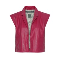 Image of Wow Short Vest - Bright Rose