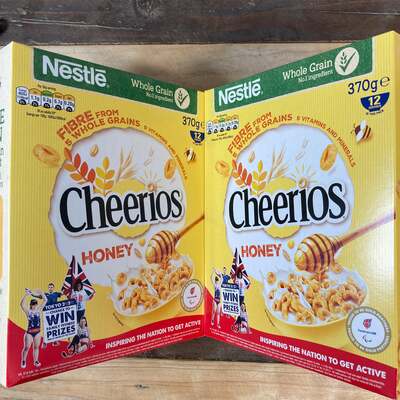 2x Cheerios Honey Cereal (2x370g)