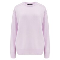 Image of Alma Crew Cashmere Jumper - Orchid