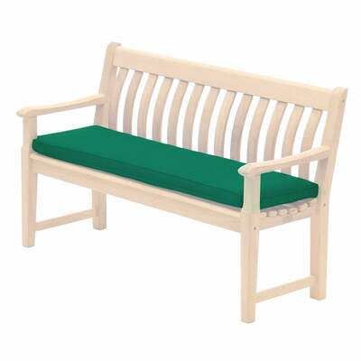 Alexander Rose Polyester 4ft (1.2m) Bench Cushion - Green
