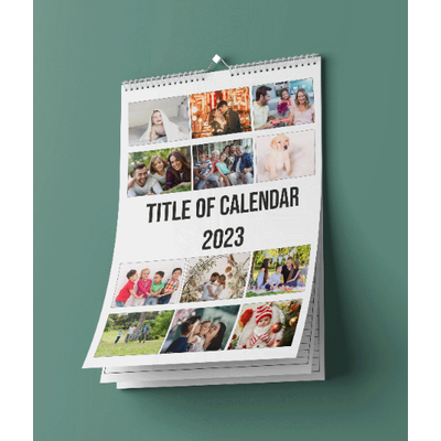 Personalised A3 Photo Calendar 2023 - With Your Photos