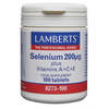 Image of Lamberts Selenium 200ug plus Vitamins A+C+E 100's