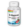 Image of Solaray D-Mannose with Cranberry Extract (Cranactin) + Vitamin C - 120's