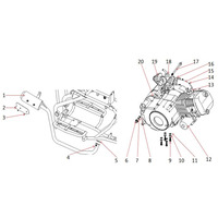 Image of T-Max Roughrider 90cc Quad Bike Engine