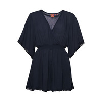 Image of Superdry Women's Vintage Beach Playsuit - Eclipse Navy - 8