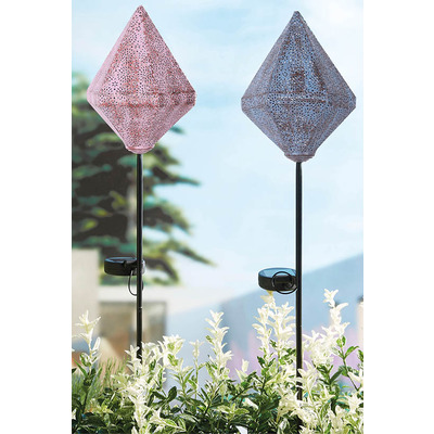 Solar LED Garden Spike Light - Single Blue