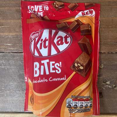 4x KitKat Bites Chocolate Caramel Sharing Bags (4x90g)