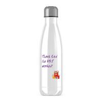 Thank God The HRT Worked! Water Bottle – White, One