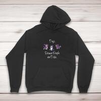 Dogs, Because People Are Dicks Hoodie – Black, Large