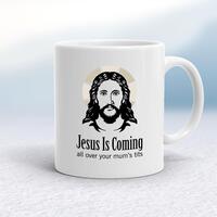 Jesus Is Coming Mug – White, 10oz