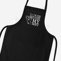 Losing My Shit Apron – Black, One