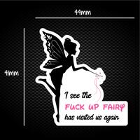 The Fuck Up Fairy Sticker Pack – One, Sheet of 36