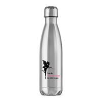 The Fuck Up Fairy Water Bottle – Silver, One