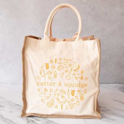 Cutter And Squidge Jute Bag