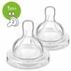 Image of Avent Classic Anti-Colic Teat 2 Pack Choose your flow (Flow: Slow Flow)