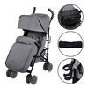 Image of Ickle Bubba Discovery Max Stroller (Frame: Matt Black, Fabric Colour: Graphite Grey)