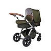 Image of Ickle Bubba Stomp v4 Carrycot and Pushchair (Frame: Chrome, Fabric Colour: Woodland)