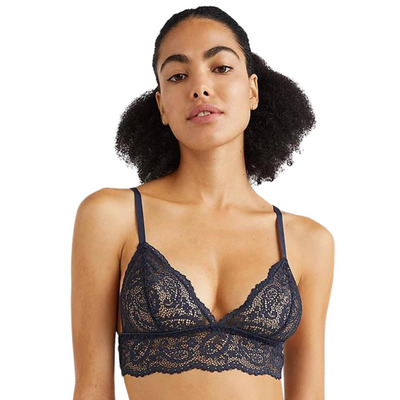 Tommy Hilfiger TH Ultra Soft Lace Triangle Bralette - Desert Sky