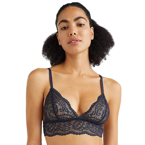 Tommy Hilfiger TH Ultra Soft Lace Triangle Bralette - Desert Sky