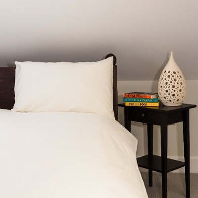 Polycotton in Cream - Extra Large Single Duvet Cover Set – The Big Little Duvet Co.