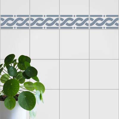 Hidcote Tile Border Stencil - 16inch (40.64cm)