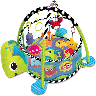 Grow With Me Baby Activity Gym Tummy Time Play Mat & Ball Pit