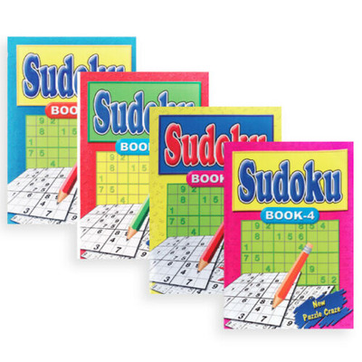 Set of Four A5 Sudoku Maths Puzzle Books - 3035