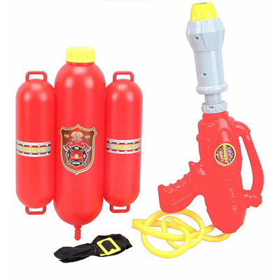 Children’s Fireman Pump Action Water Gun Soaker With Backpack Tank