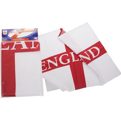 England Football St George Flag Red & White Flag Tea Towel Dish Cloth