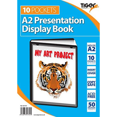 Tiger A2 10 Pocket Presentation Display Book