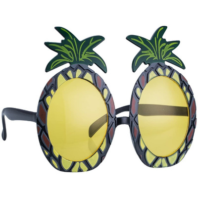 Hawaiian Pineapple Summer Party Novelty Sunglasses