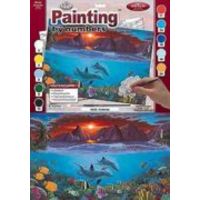 A3 Painting By Numbers Kit - Ocean Life Pal20