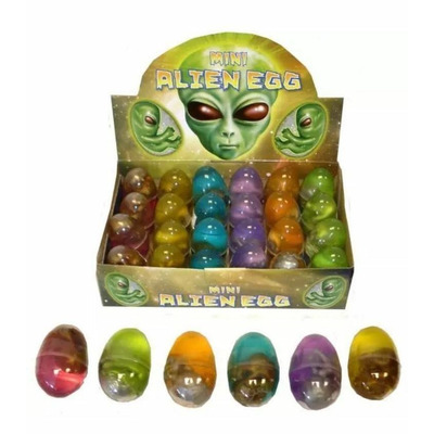 Mini Space Alien Egg With Alien Embryo In Goo Slime Toy - 18