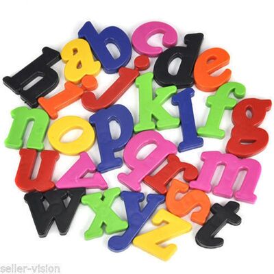 Magnetic Alphabet Letters Learn Teach Children Spelling
