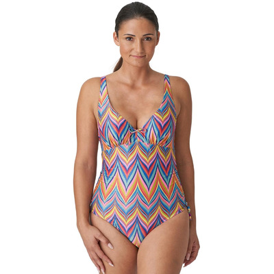 Prima Donna Swim Kea Plunge Swimsuit - Rainbow Paradise