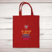 The Universe Made Of Morons Tote Bag – Red, One