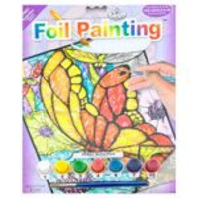 Butterflies Foil Painting by Numbers Kit