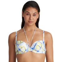 Marie Jo Lundey Plunge Bikini Top – Lime Snake – 34B
