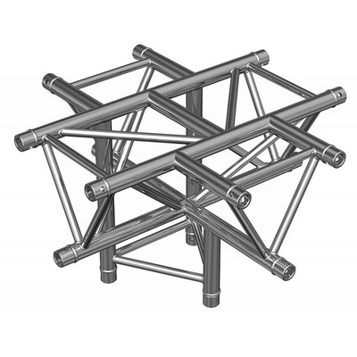Contestage Trio290 Truss 4 Way Cross + 1 Down - Aluminium
