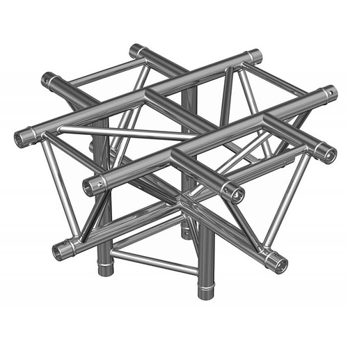 Contestage Trio290 Truss 4 Way Cross + 1 Down - Aluminium