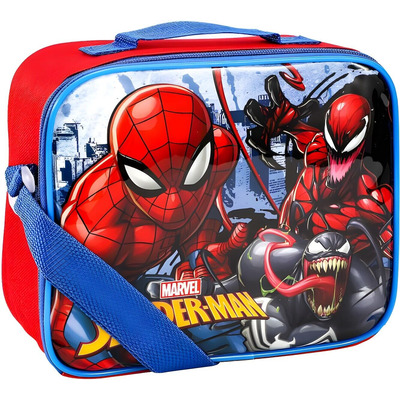 Spiderman Zip Up Thermal Insulated School Sandwich Lunch Bag