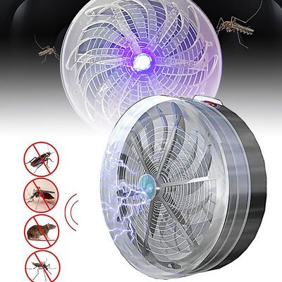 Solar Powered Insect Mosquito Fly Trap Bug Killer Zapper