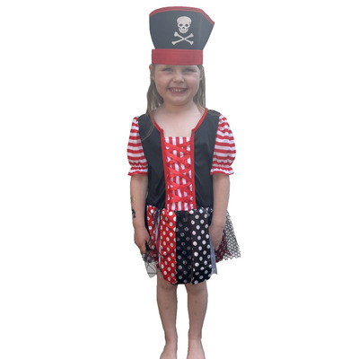 Girls Boys Dress Up Role Play Fancy Dress Costumes Ages 3-7 - PIrate (Girl) - 3-5 years
