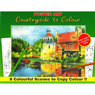 Adult Standard Advanced Colouring In Books – Nature To Colour - Countryside To Colour